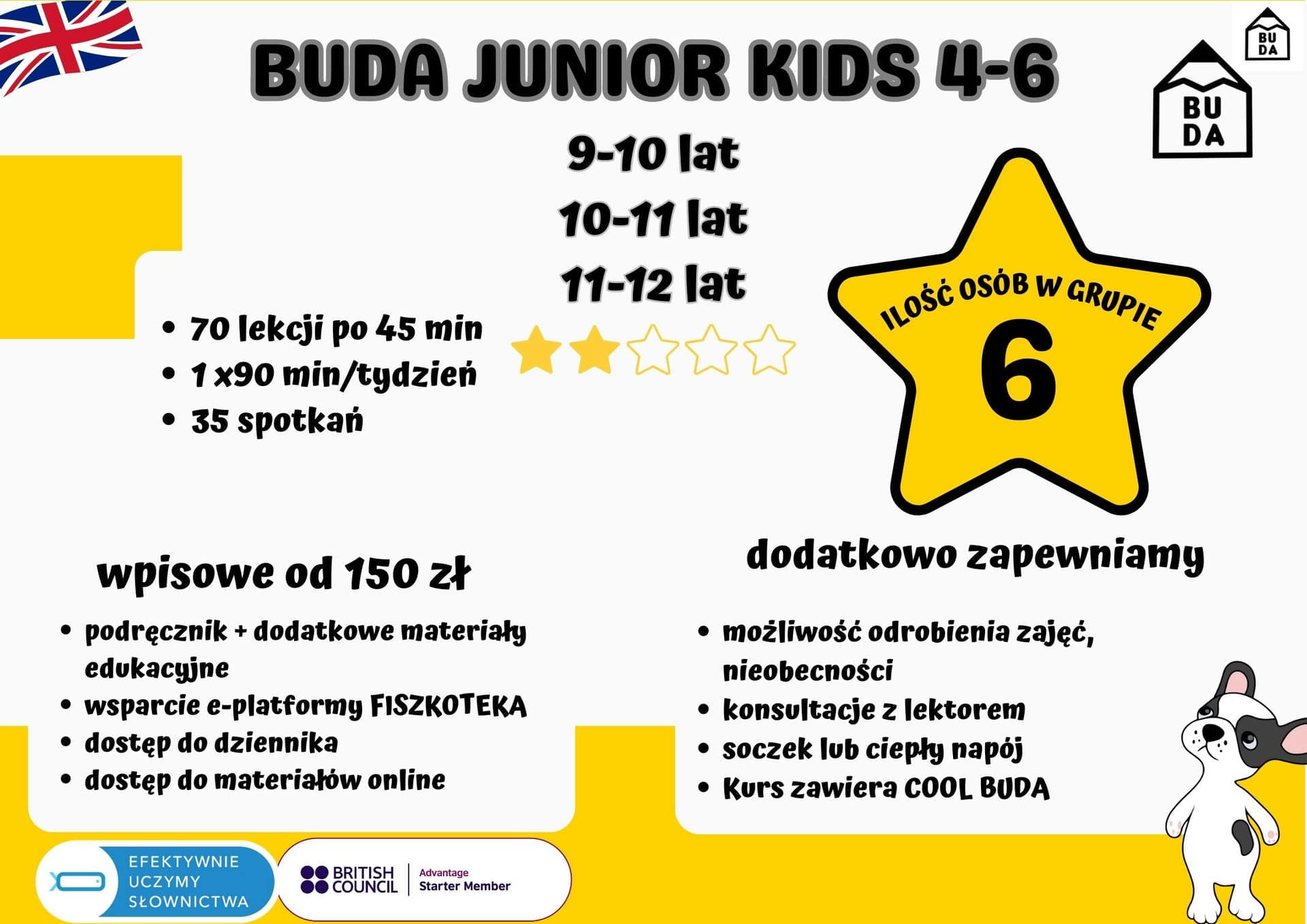 buda junior kids 4-6
